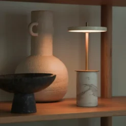 LED-bordlampe Asteria Move Mini, hvid 26 cm IP44^UMAGE Clearance