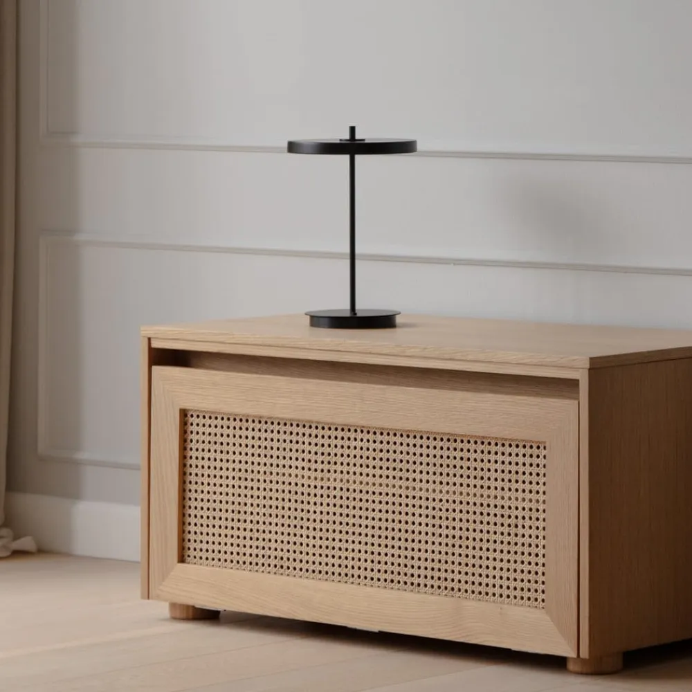 LED-bordlampe Asteria Table, USB, sort/sort^UMAGE Discount