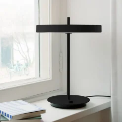LED-bordlampe Asteria Table, USB, sort/sort^UMAGE Discount