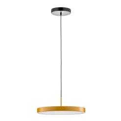 LED-hængelampe Asteria Medium, gul/messing, Ø 43 cm^UMAGE Clearance