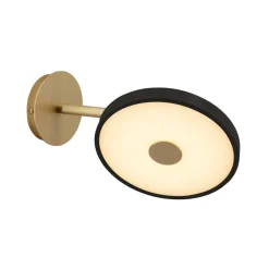 UMAGE LED-væglampe Asteria Short, sort, 25 cm, stik