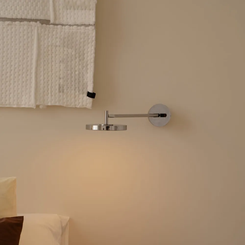 LED-væglampe Asteria LONG HW, poleret stål, 45 cm^UMAGE Discount