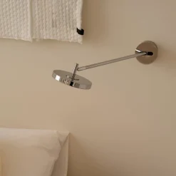 LED-væglampe Asteria LONG HW, poleret stål, 45 cm^UMAGE Discount