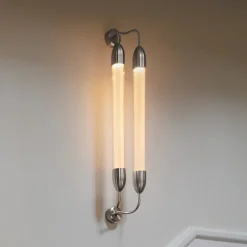 UMAGE Væglamper>væglampe Lemon Squeeze 2 lyskilder, længde 94 cm stålfarvet