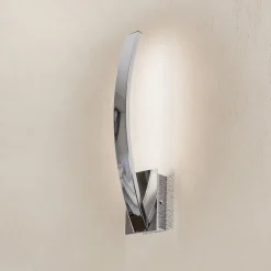 Domiluce Umbra LED-væglampe med indirekte lys, krom