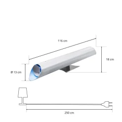 UV-C luft-desinfektionslampe ZAPP!80, 70m³/t^Waldmann Hot