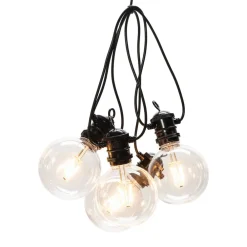 Konstsmide Christmas 24V system ølhave kæde Globe forlængelse 10fl.