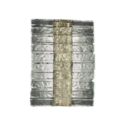 Masiero Vegas LED-væglampe, lodret, højde 38 cm, krystalglas