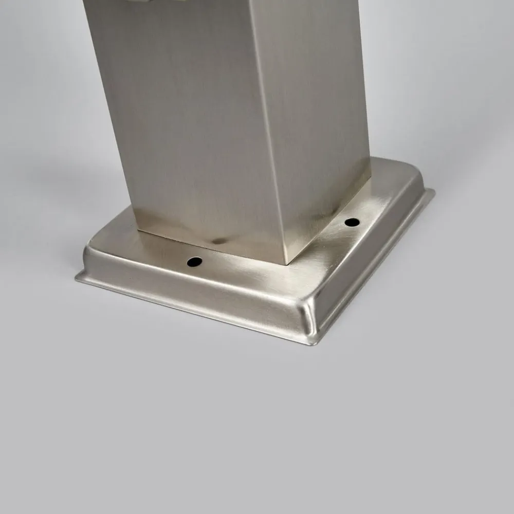 G & L Handels GmbH Vejlampe 400166, stål med 2 stikkontakter