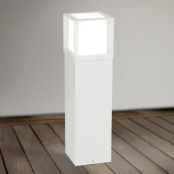 ORION Gadebelysning>Vejlampe Henry, hvid, højde 60 cm, aluminium/stål