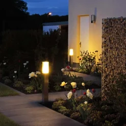 Albert Leuchten Vejlampe i stål Tunuk