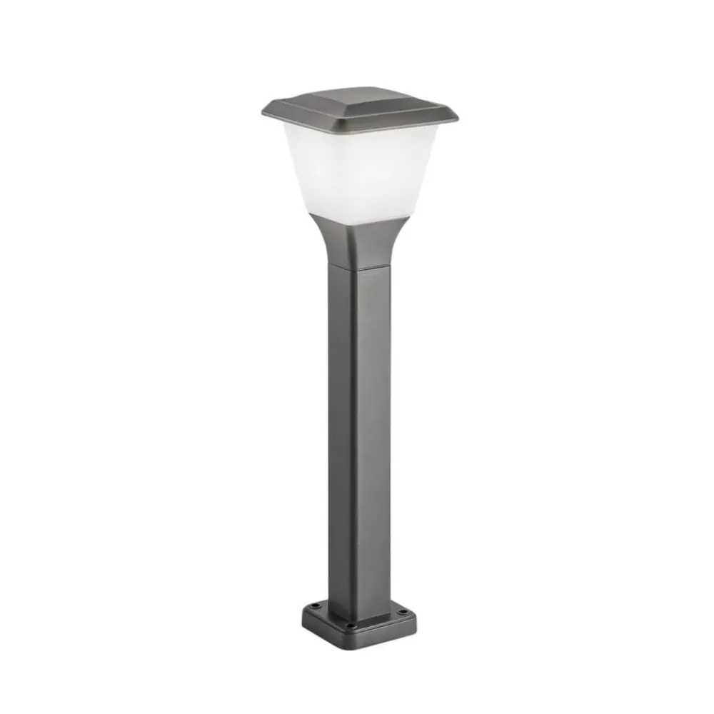 Fabas Luce Gadebelysning>Vejlampe Lena, 60 cm, mørkegrå, metal, E27, IP65