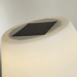 Searchlight Venice I LED-bordlampe, IP44, hvid/sølv