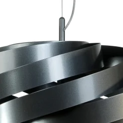 Euluna Vento hængelampe, antracit, Ø 50 cm