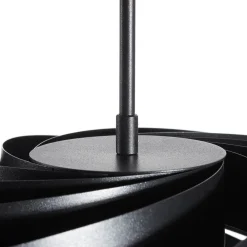 Domiluce Vento loftlampe, sort, Ø 60 cm, metal, E27