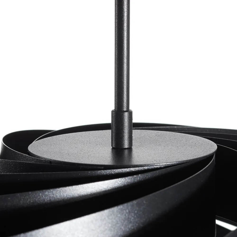 Domiluce Vento loftlampe, sort, Ø 60 cm, metal, E27