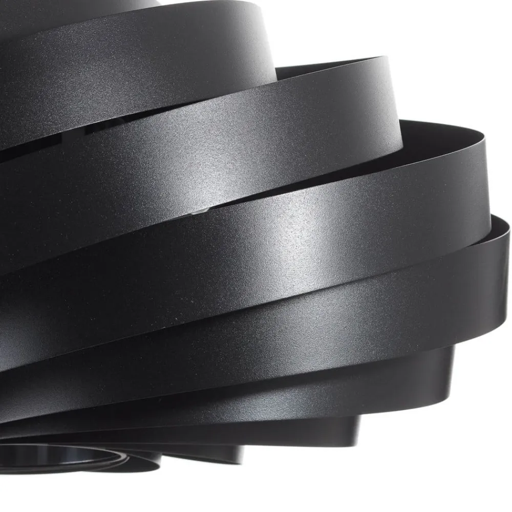 Domiluce Vento loftlampe, sort, Ø 60 cm, metal, E27