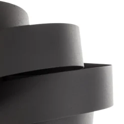 Domiluce Vento loftlampe, sort, Ø 40 cm, metal, E27