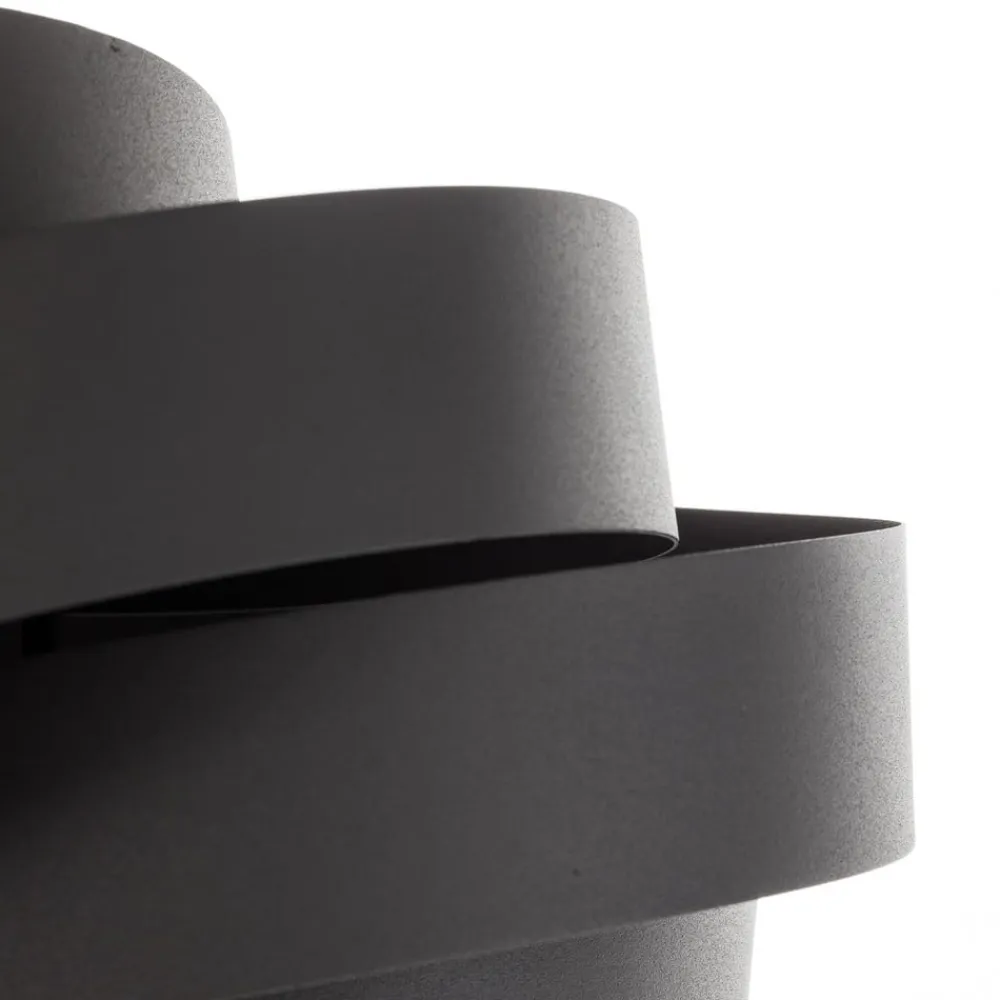 Domiluce Vento loftlampe, sort, Ø 40 cm, metal, E27