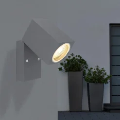 Globo Veronika udendørs vægspot, justerbart, antracit