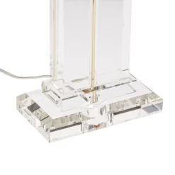 Veronique bordlampe, bred fod, creme/guld^ORION Hot