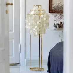 Verpan Fun 1STM gulvlampe, messing