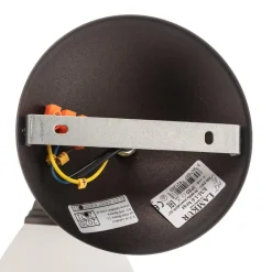 Lamkur Væglampe Adoro med glasskærm, brun