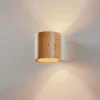 Væglampe Ara som cylinder i træ^SOLLUX LIGHTING Sale