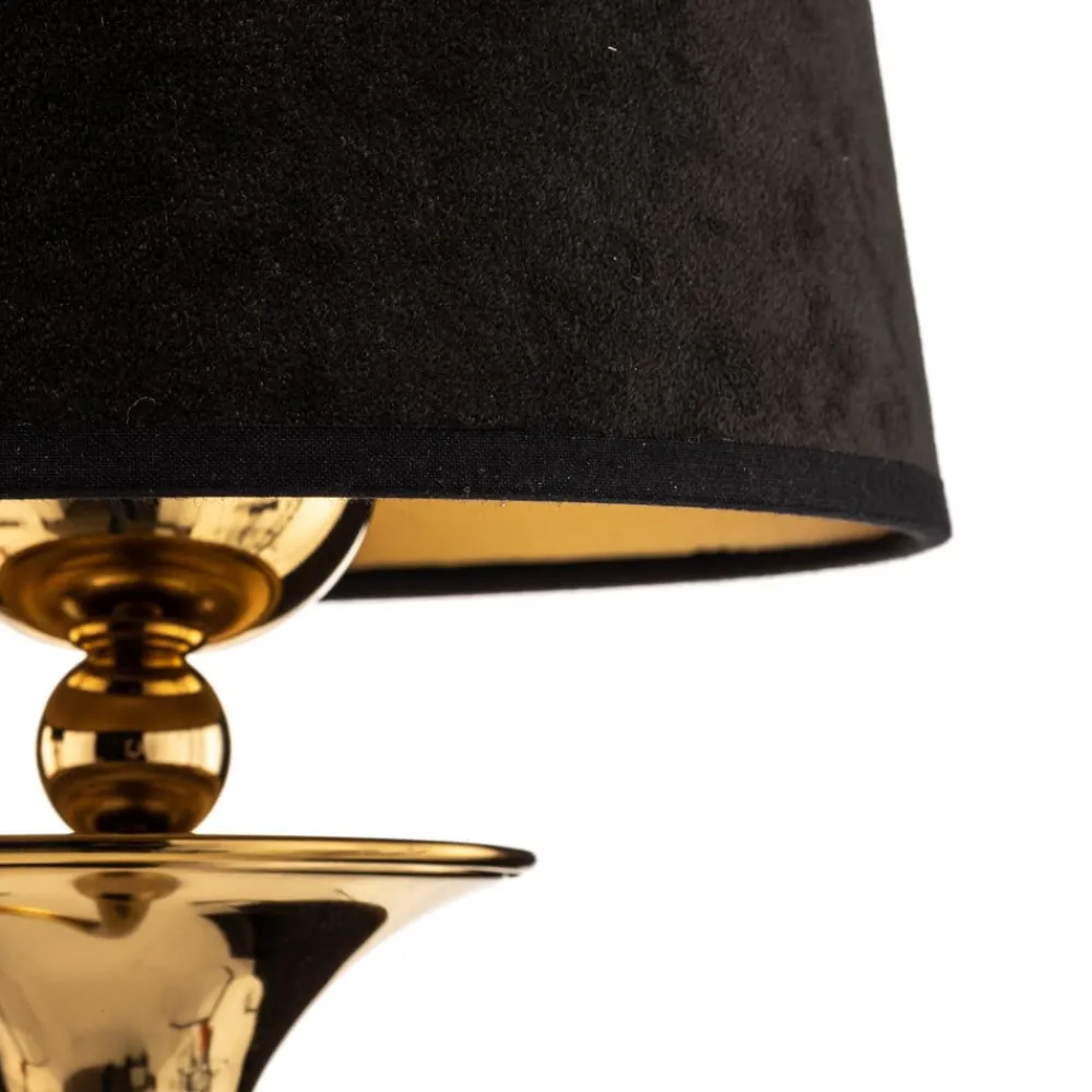 Jupiter Væglamper>Væglampe Baranio med stofskærme, 2 lyskilder