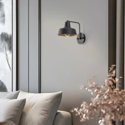 Væglampe Berceste 181-A sort/guld^Opviq Best