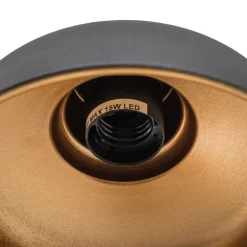 Væglampe Berceste 181-A sort/guld^Opviq Best