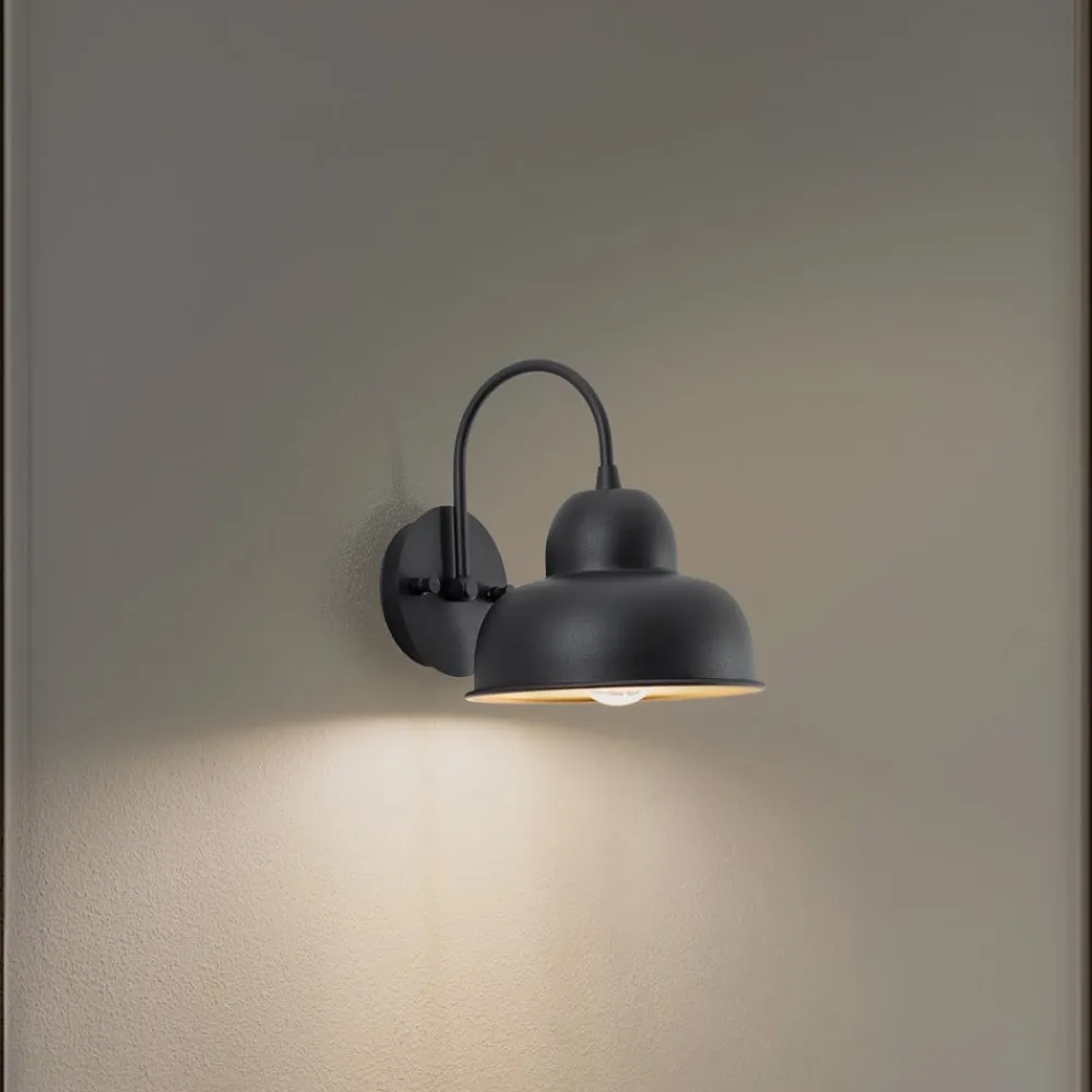 Opviq Væglampe Berceste 180-A sort/guld