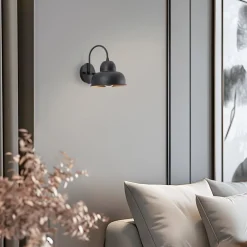 Opviq Væglampe Berceste 180-A sort/guld