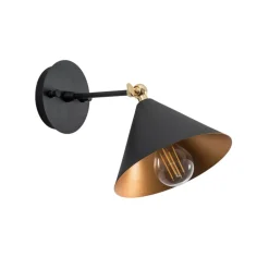Opviq Væglampe Berceste 185-A sort/guld