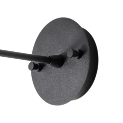 Væglampe Berceste, sort/guld, metal, højde 29 cm^Opviq Online