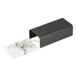 Væglampe Bergen, mørkegrå, metal, 23 cm høj, GU10^Nowodvorski Lighting Clearance