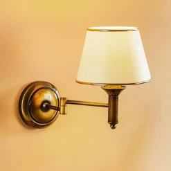 Jupiter Væglamper|Væglamper>Væglampe Birmingham patineret med ledbar arm