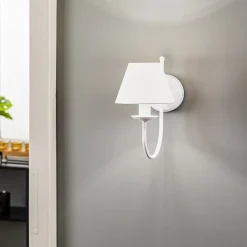 Væglampe Bona, 1 lyskilde, hvid^Domiluce Hot