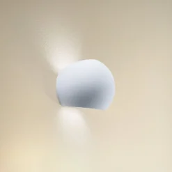 Væglampe Bullet op/ned i keramik i hvid^SOLLUX LIGHTING Hot