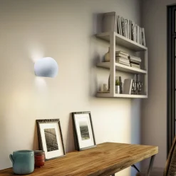 Væglampe Bullet op/ned i keramik i hvid^SOLLUX LIGHTING Hot