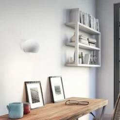 Væglampe Bullet op/ned i keramik i hvid^SOLLUX LIGHTING Hot