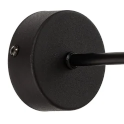 TK Lighting Væglampe Chicago med skærm i hør