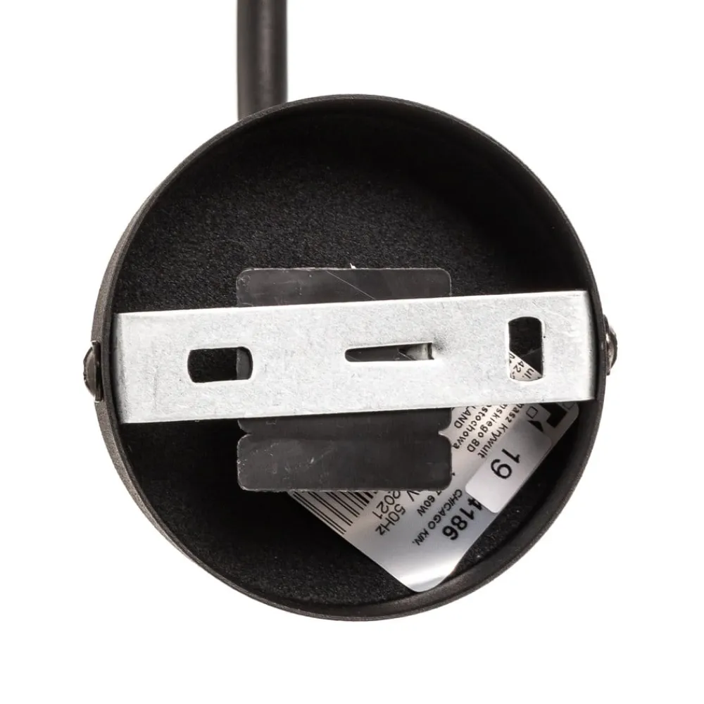 TK Lighting Væglampe Chicago med skærm i hør