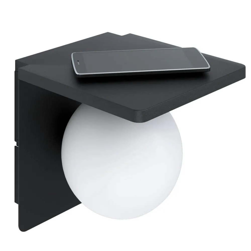 EGLO Væglampe Ciglie med QI-ladefunktion