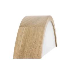 TEMAR LIGHTING Væglampe Cleo D1DR410, egetræ, 41 cm lang, E27