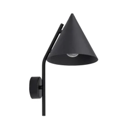 Væglampe Cono, 1 lyskilde, sort, E27^TK Lighting Online