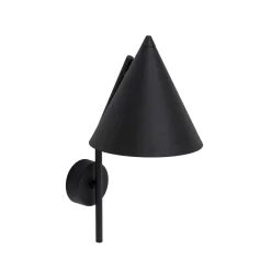 Væglampe Cono, 1 lyskilde, sort, E27^TK Lighting Online