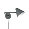 Trio Lighting Væglampe Cosima, antracit, udhæng 54 cm, metal