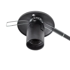 Opviq Væglampe Daisy, sort, glas, højde 22 cm, E27