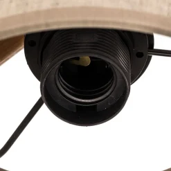 Væglampe Deva Nature, tekstil, træ^TK Lighting Hot